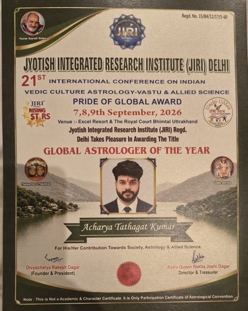 Global Astrologer of the Year